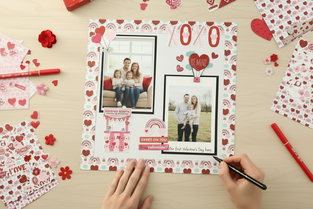 Journaling on a Scrapbook Layout