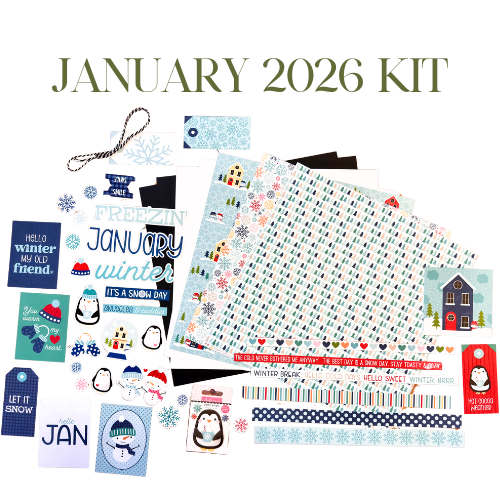 The Memory Collective Scrapbooking Monthly Subscription Kit